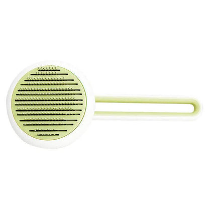 Pet Dog Hair Remover Cat Brush Grooming Tool Automatic Massage Comb Round Hair Brush For Cat Dog Pet Supplies - Quantal store