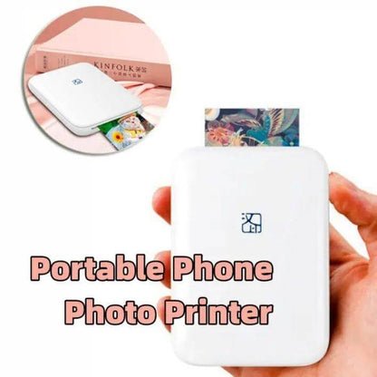 Color Photo Printer Portable Full Color Wireless Photo Printer USB Bluetooth Thermal Sublimation Printer - Quantal store