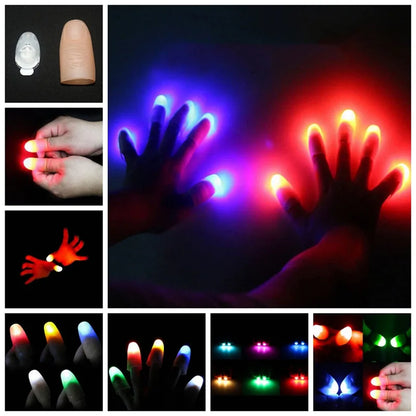 2Pcs Magic  Thumbs Lights Trick