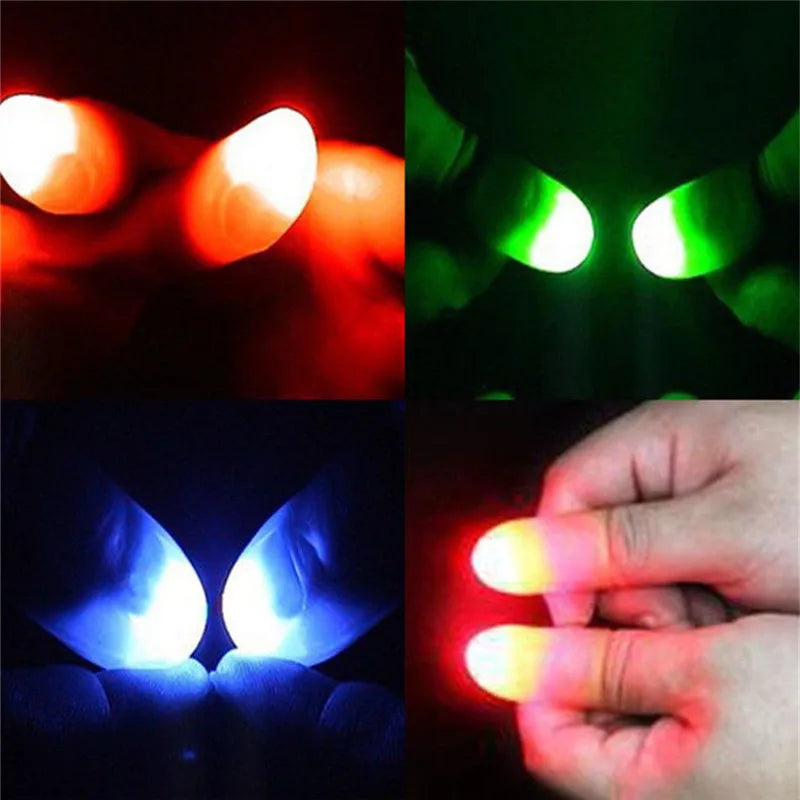 2Pcs Magic  Thumbs Lights Trick