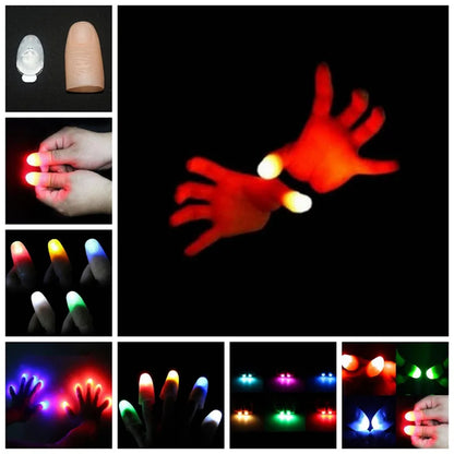 2Pcs Magic  Thumbs Lights Trick