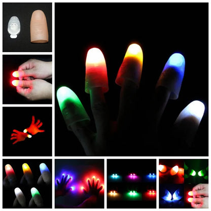 2Pcs Magic  Thumbs Lights Trick