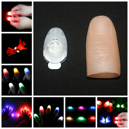 2Pcs Magic  Thumbs Lights Trick