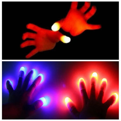 2Pcs Magic  Thumbs Lights Trick