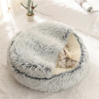 Winter Warm Ultra Soft Washable Cat/ Dog Plush Bed