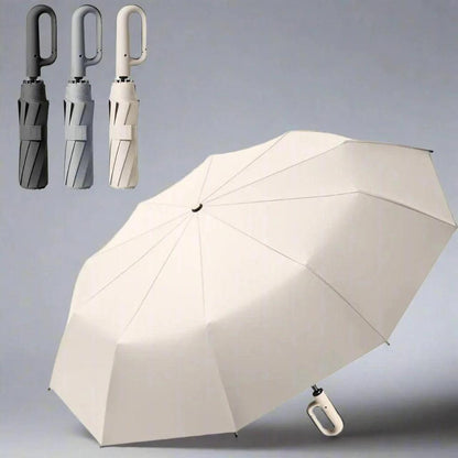 rain umbrella, large rain umbrella ,The umbrella pole of the folding umbrella carrier is made of high-quality coated steel