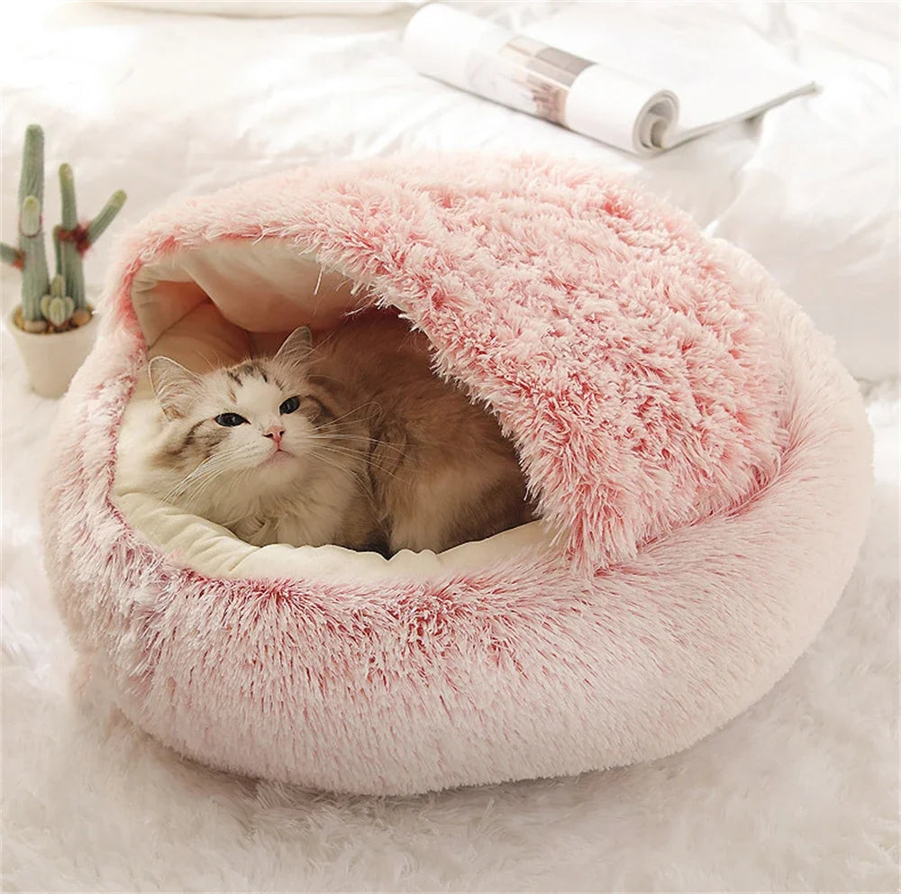 Winter Warm Ultra Soft Washable Cat/ Dog Plush Bed