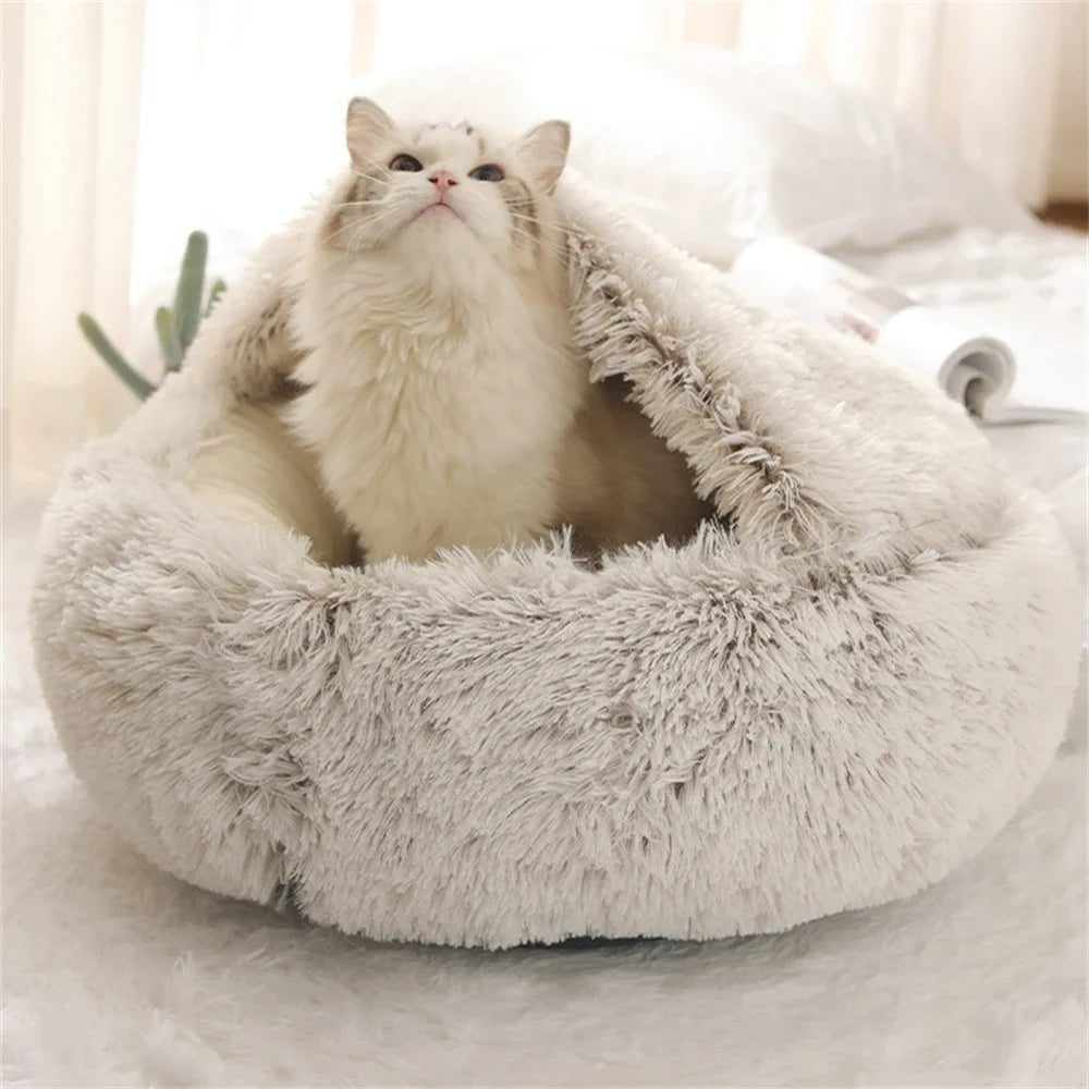 Winter Warm Ultra Soft Washable Cat/ Dog Plush Bed