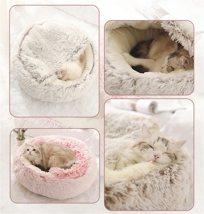 Winter Warm Ultra Soft Washable Cat/ Dog Plush Bed