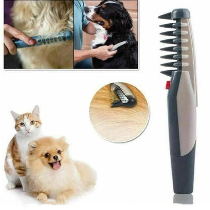 Electric Pet Fur Knot Cutter Dog Cat Hair Remover Comb Hair Clipper Dog Grooming Comb Cat Puppy Hair Cleaning Brush Tool for Dog