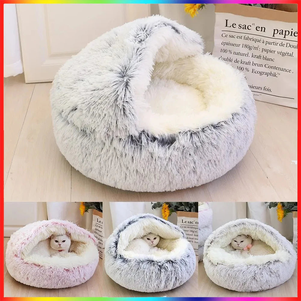 Winter Warm Ultra Soft Washable Cat/ Dog Plush Bed