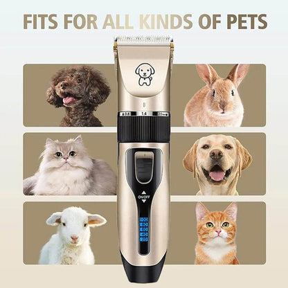 Dog Clipper Dog Hair Clippers Grooming (Pet/Cat/Dog/Rabbit) Haircut Trimmer Shaver Set Pets Cordless Rechargeable Professional - Quantal store