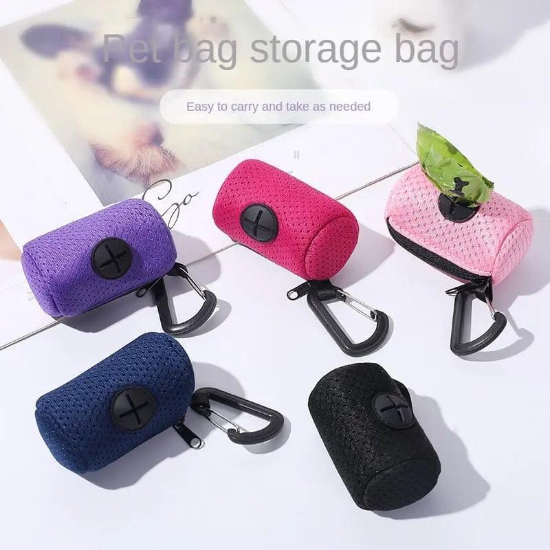 Dog Poop Bag Dispenser Hangingable Dog Poop Bag Holder Poo Bags Dispenser for Dogs Walking Garbage Bags Dispensers Pet Supplies - Quantal store