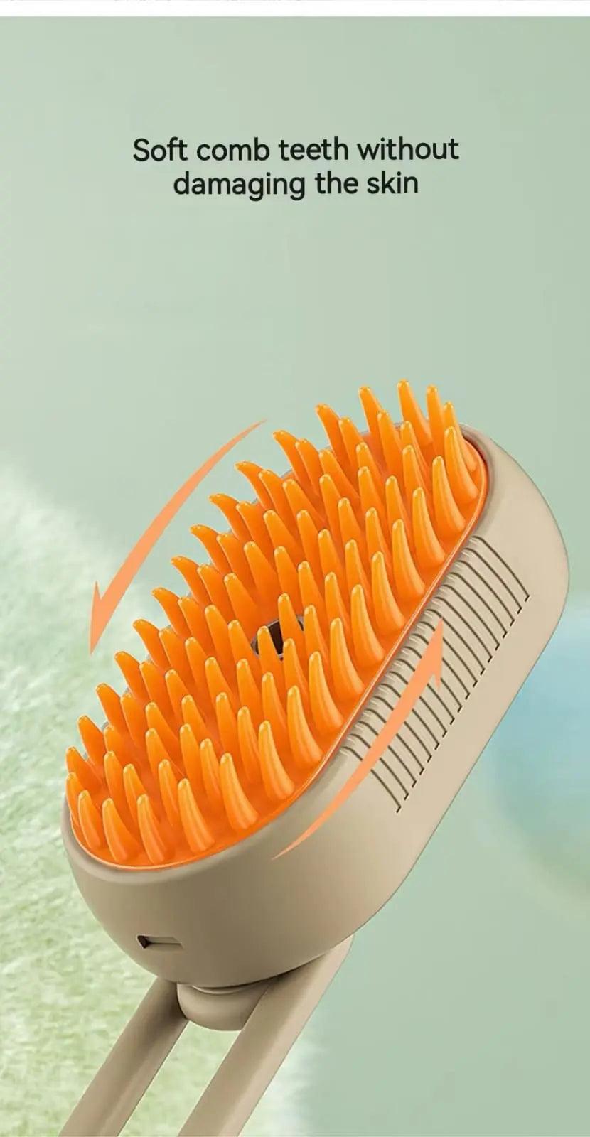 3-in-1 Dog Hair Brush Cat Hair Brush Electric Pet Cleaning Brush - Quantal store