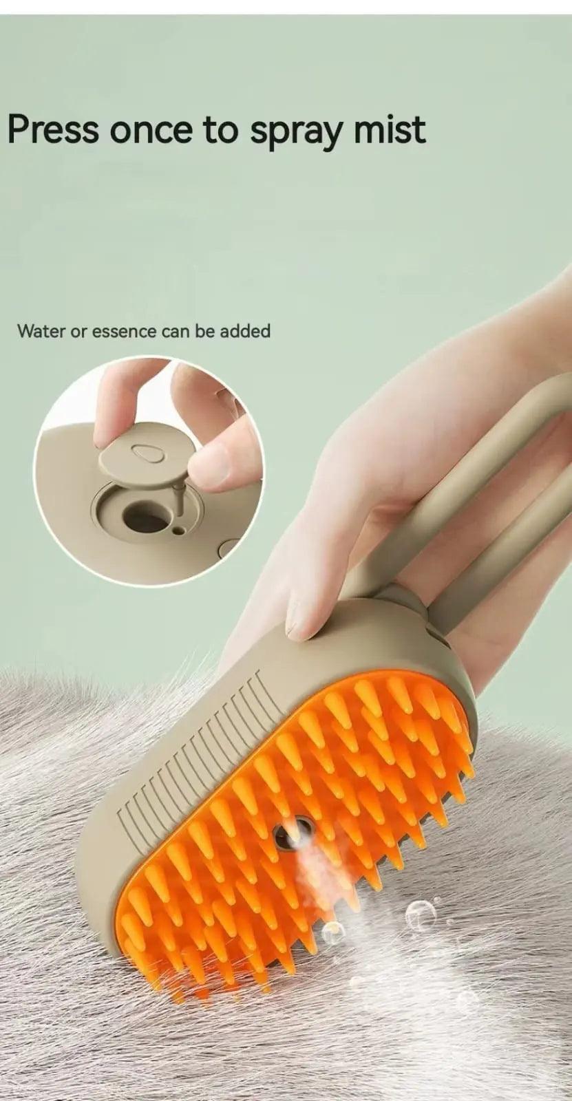 3-in-1 Dog Hair Brush Cat Hair Brush Electric Pet Cleaning Brush - Quantal store