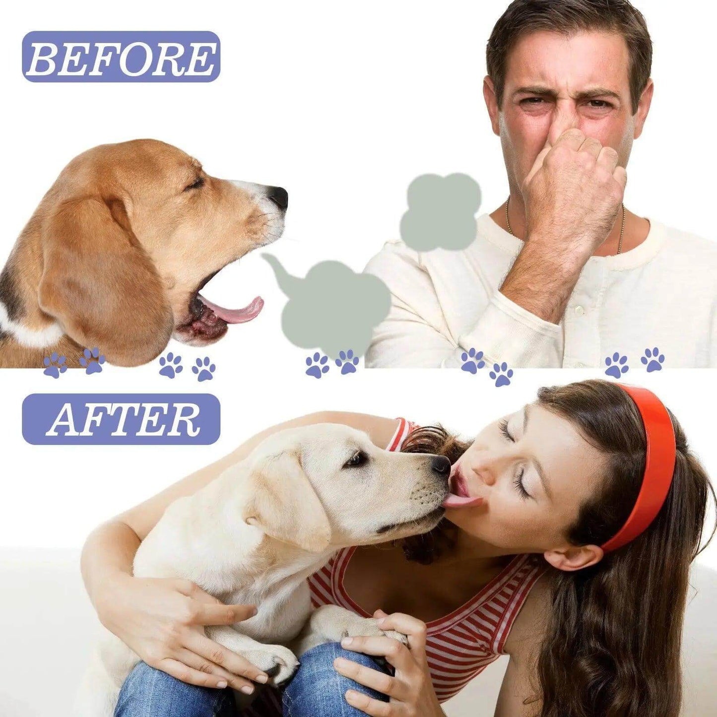 Pet Dog Cat Teeth Cleaning Spray Remove Tartar Teeth Stains - Quantal store